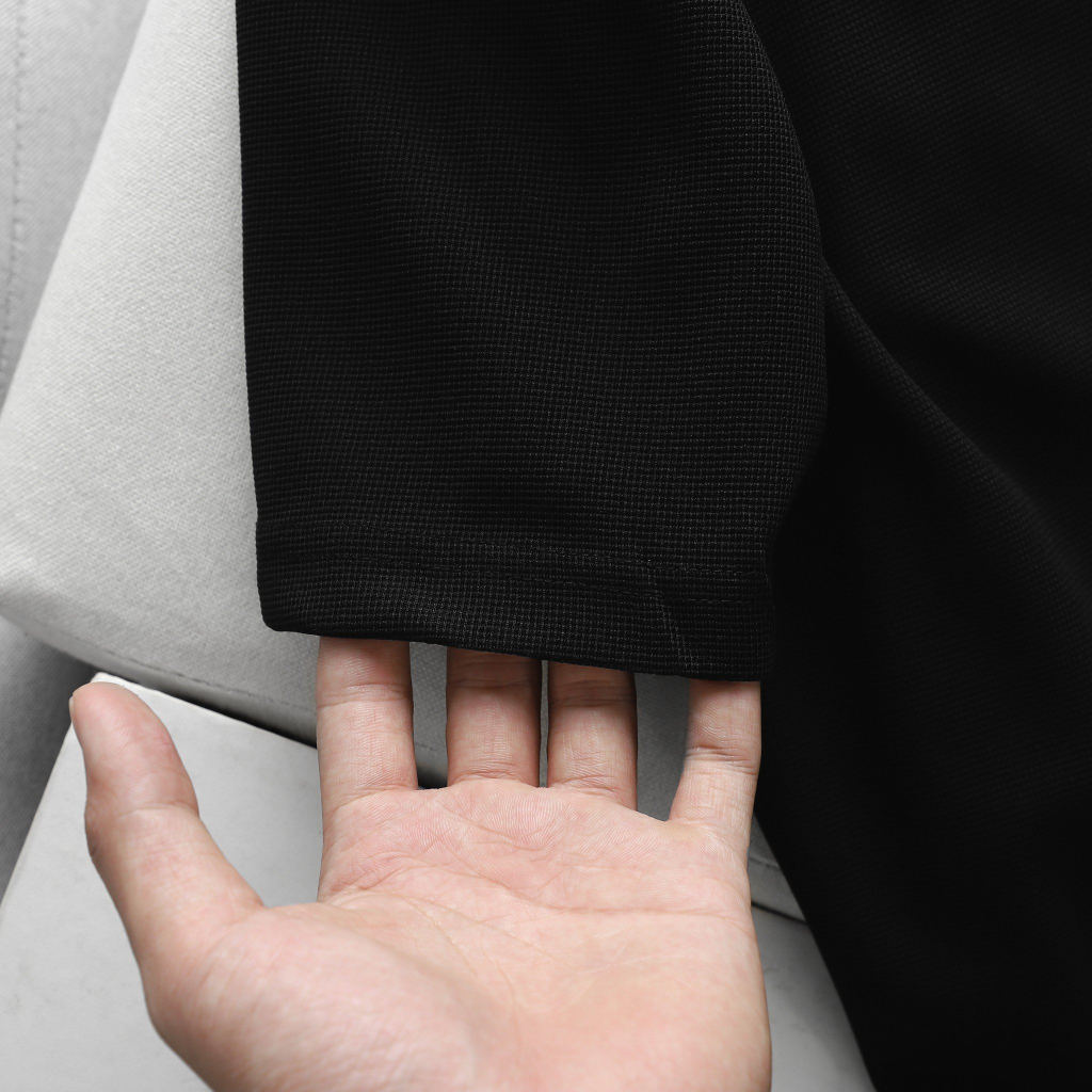 Bigsize - Áo thun big size unisex phối đường may, vải tổ ong mắt chim Big Men <130kg