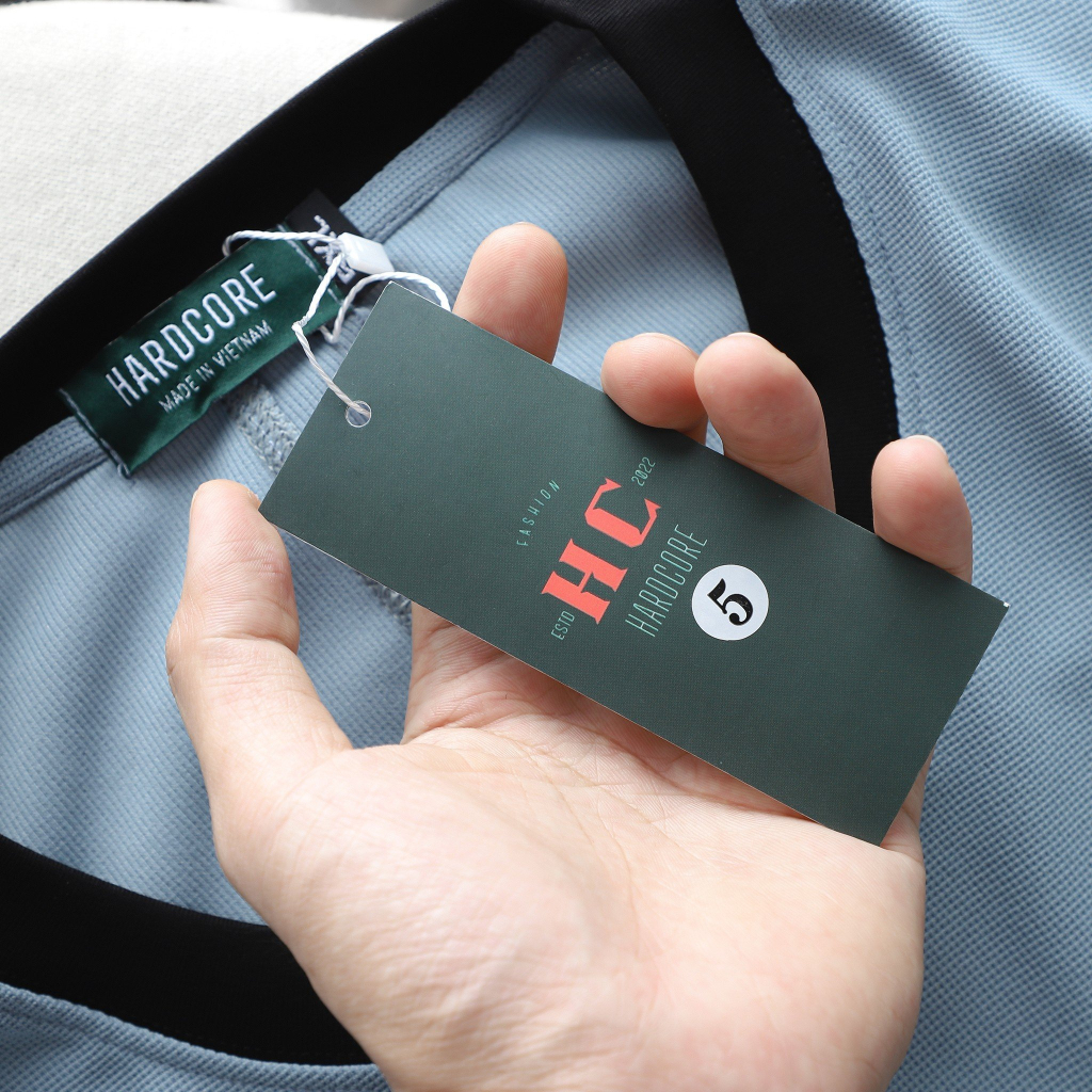 Bigsize - Áo thun big size unisex phối đường may, vải tổ ong mắt chim Big Men <130kg