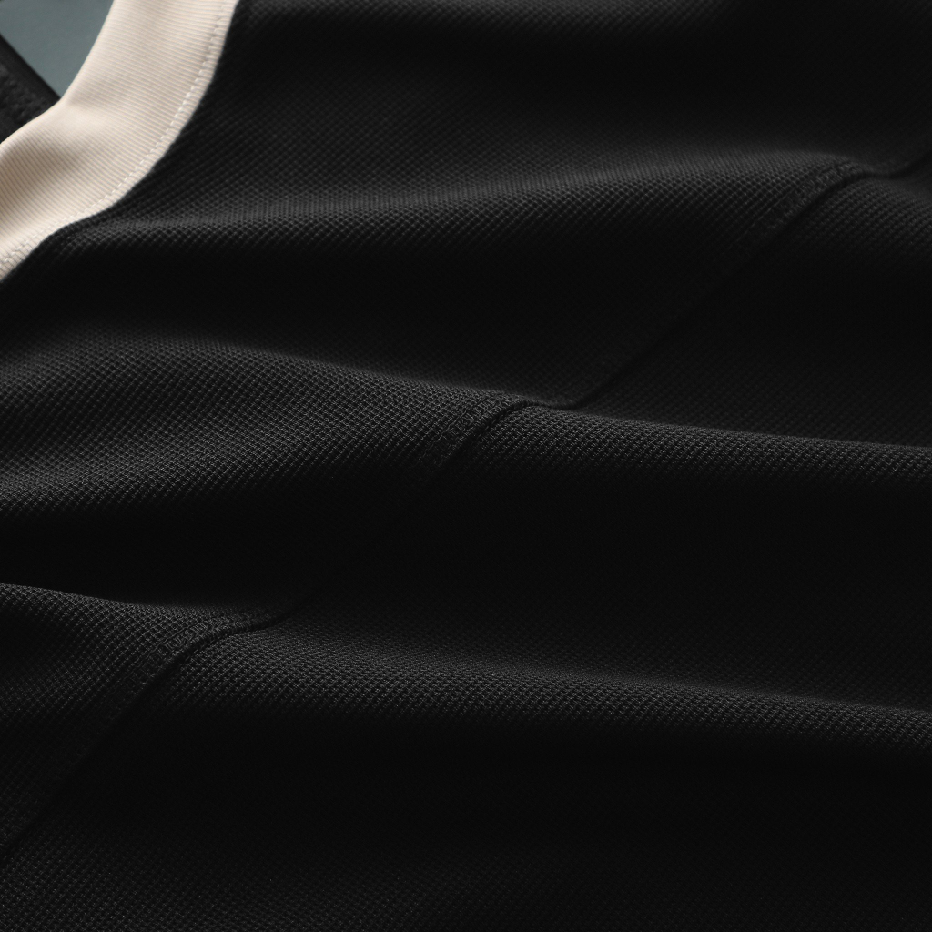 Bigsize - Áo thun big size unisex phối đường may, vải tổ ong mắt chim Big Men <130kg