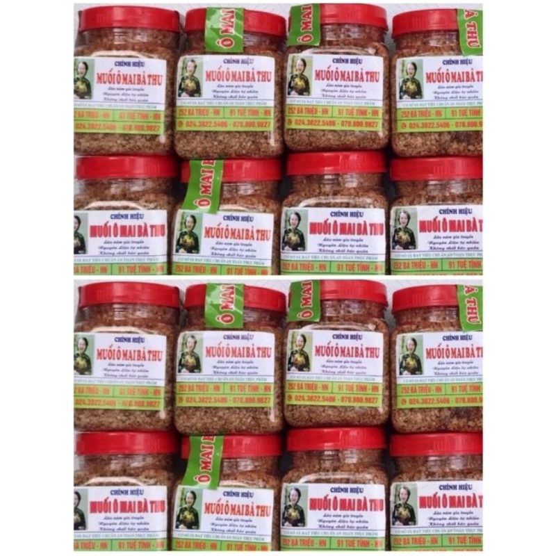 Combo 5 lọ muối ô mai Bà Thu - Muối ô mai bà thu chính hiệu