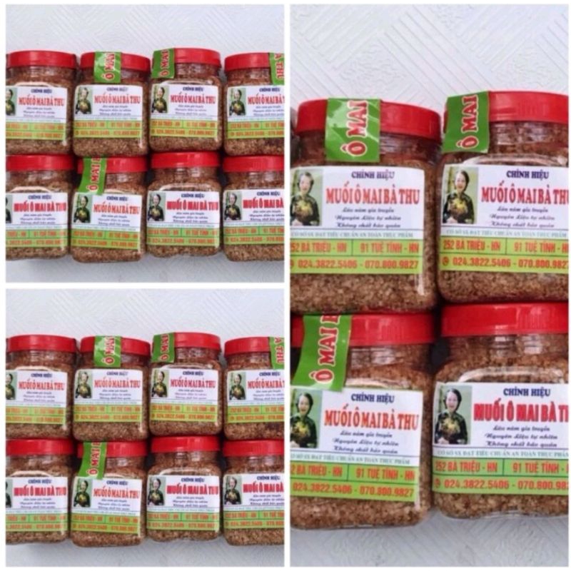 Combo 5 lọ muối ô mai Bà Thu - Muối ô mai bà thu chính hiệu