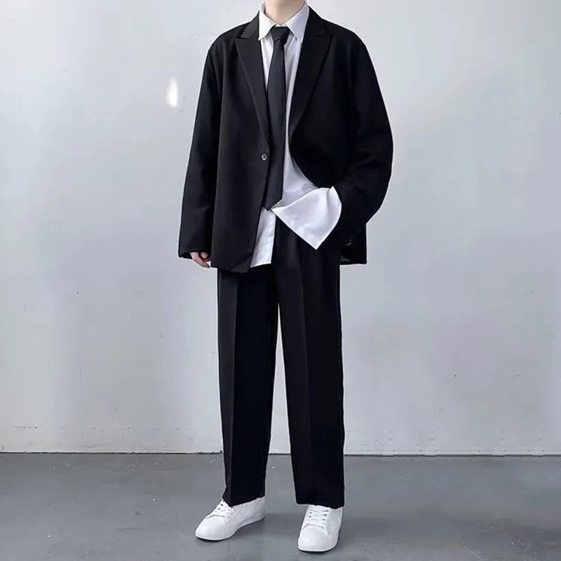 Áo Khoác Blazer Nam Nữ From Rộng, Thời Trang Unisex Chất Vải Cao Cấp