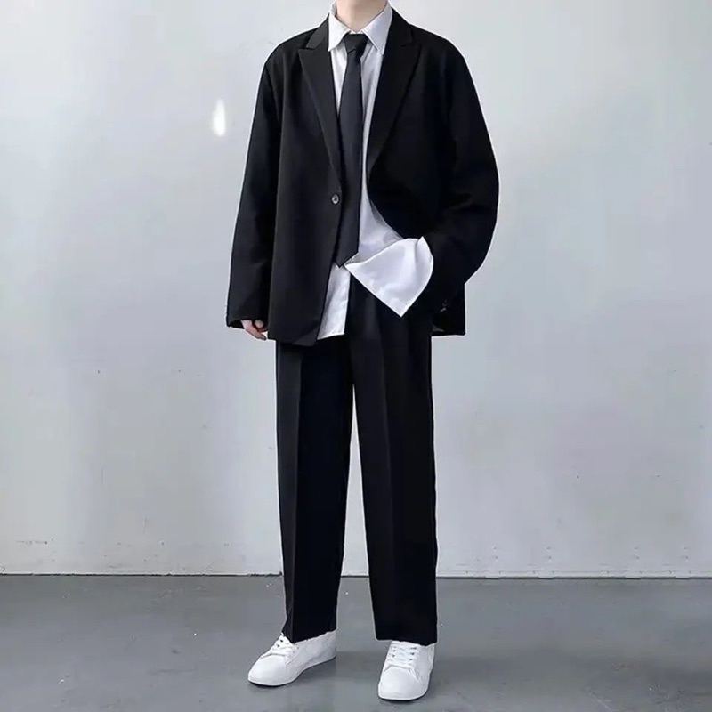 Áo Khoác Blazer Nam Nữ From Rộng, Thời Trang Unisex Chất Vải Cao Cấp