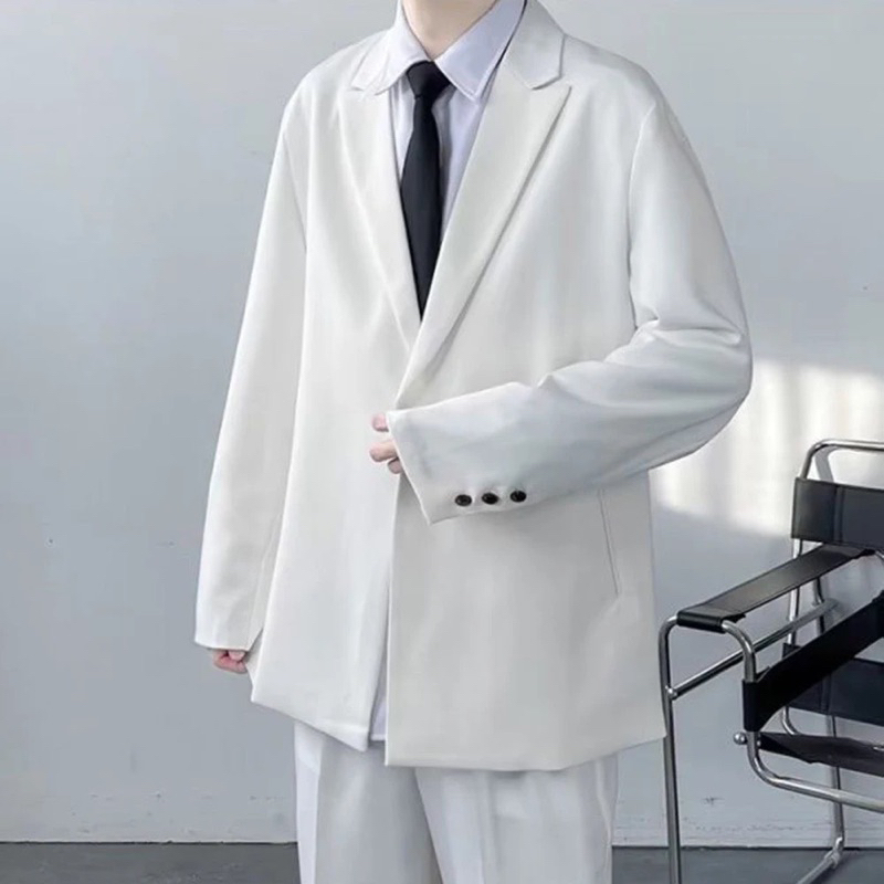 Áo Khoác Blazer Nam Nữ From Rộng, Thời Trang Unisex Chất Vải Cao Cấp