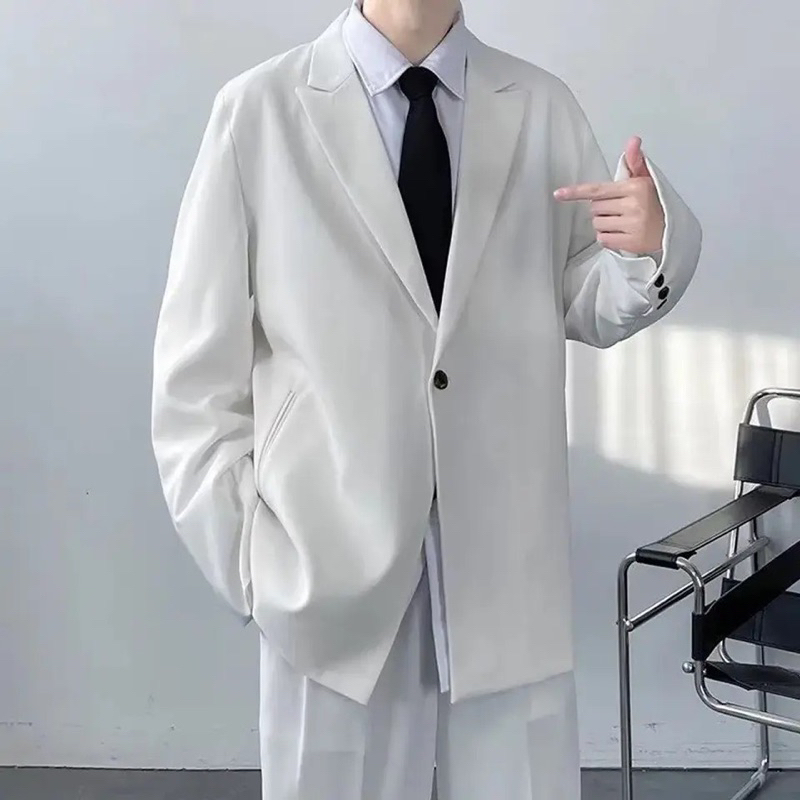 Áo Khoác Blazer Nam Nữ From Rộng, Thời Trang Unisex Chất Vải Cao Cấp