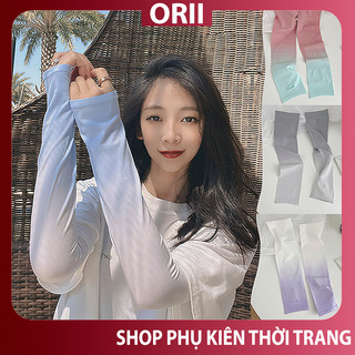 Găng tay chống nắng ,găng tay chống nắng kiểu hàn quốc giảm tia UV màu cá tính siêu nhẹ vải thun co giãn tốt .