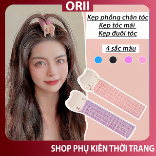 Kẹp phồng chân tóc mái ,kẹp phòng chân tóc ,đuuôi tóc ORII phong cách Hàn Quốc cuốn tóc đủ size nhiều màu..