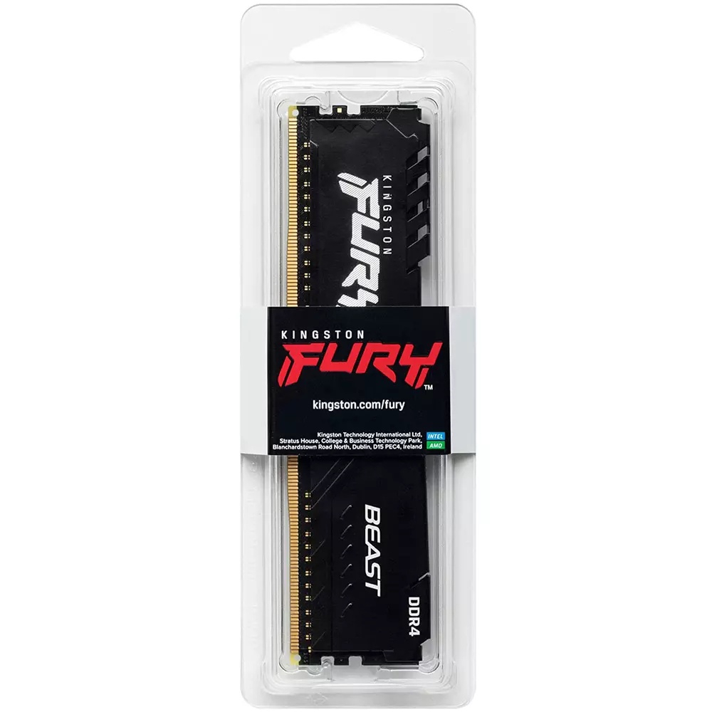- RAM PC 8GB/16GB DDR4 bus 2400/2666/3200Hz Kingston Fury Beast - Hàng mới chính hãng - BH 36 tháng 1 đổi 1
