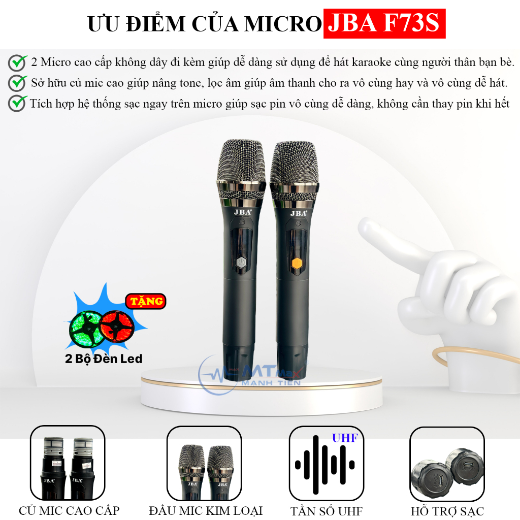 Loa Karaoke Màn Hình JBA F73S - Công Suất Lớn 300W Màn Hình Amoled Mượt Mà Bass 40Cm Siêu Trầm Âm Thanh Mạnh Mẽ Uy Lực
