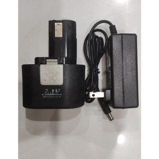 Pin Ryobi 7.2V chọt - dung lượng 2500mAh dùng cho máy khoan pin bãi Nhật