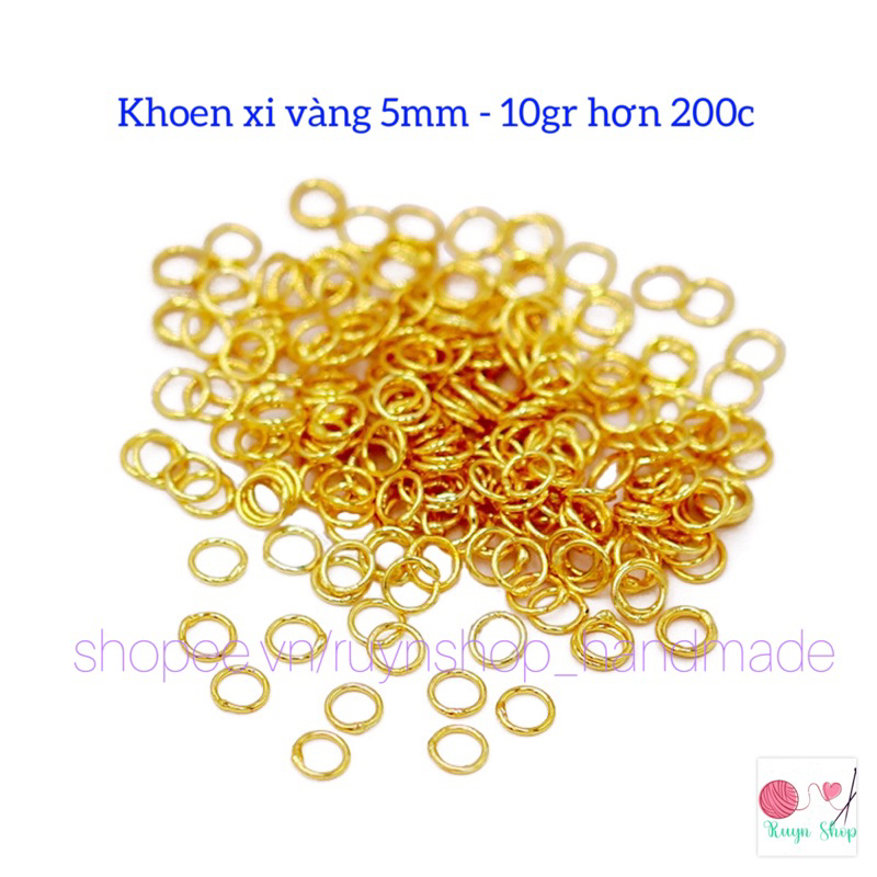 10gr khoen kết nối vòng xi vàng 5mm