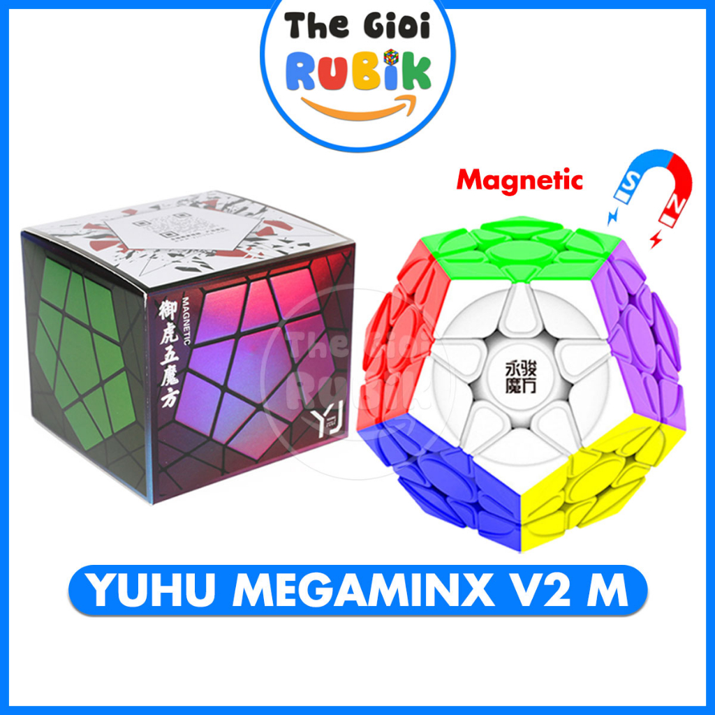 Rubik Megaminx YJ YuHu V2 M Có Nam Châm | The Gioi Rubik