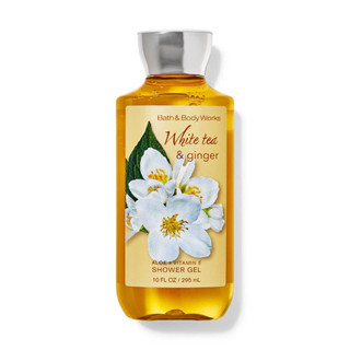 Gel tắm bath and body works white tea and ginger 295ml
