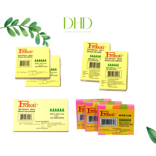 Tập 100 giấy note ghi chú Pronoti cao cấp nhiều kích cỡ
