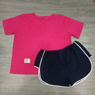 Set bộ thể thao nữ bigsize thun cotton co dãn 60-80kg