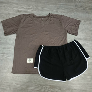 Set bộ thể thao nữ bigsize thun cotton co dãn 60-80kg