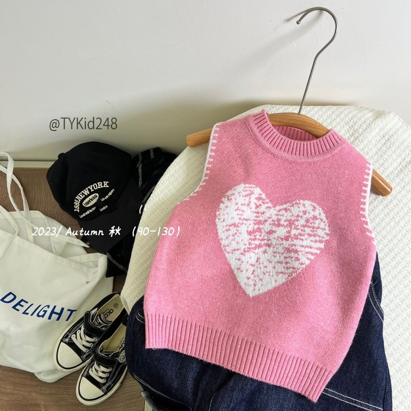 Quần áo trẻ em, Áo len cho bé, áo gile len nhiều hình đáng yêu cho bé 9-20kg A248 | Tiểu Yến KID