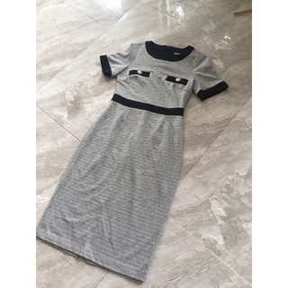 Đầm dkny vải cotton dệt size xs, m