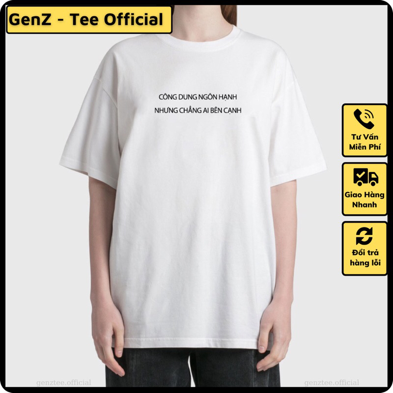 Áo thun Công Dung Ngôn Hạnh tấu hài phong cách trẻ trung nam nữ đủ size