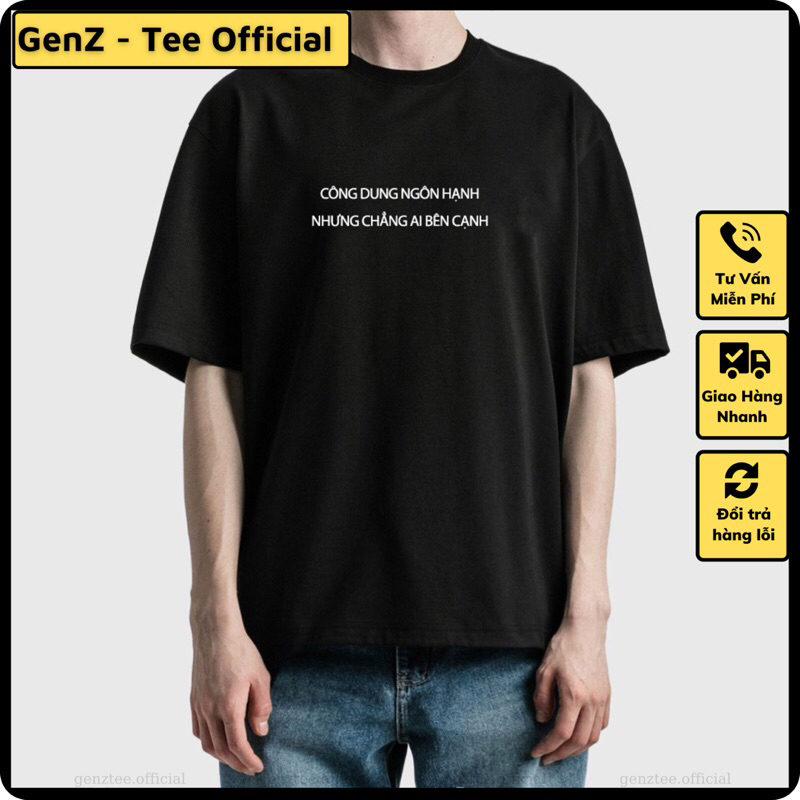Áo thun Công Dung Ngôn Hạnh tấu hài phong cách trẻ trung nam nữ đủ size