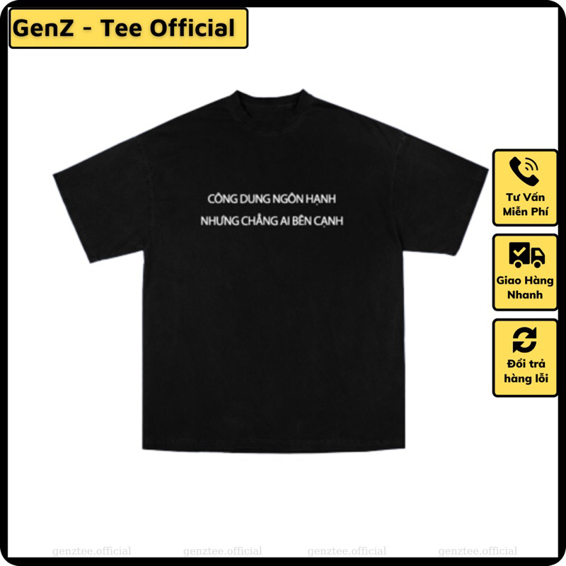 Áo thun Công Dung Ngôn Hạnh tấu hài phong cách trẻ trung nam nữ đủ size