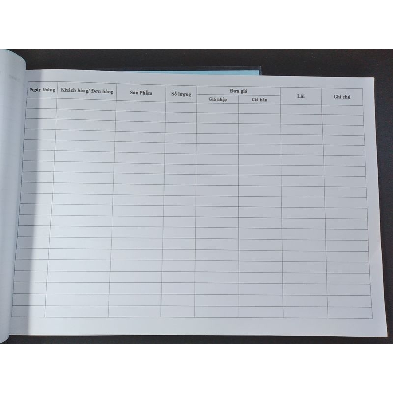 SỔ QUẢN LÝ DOANH THU BÁN HÀNG