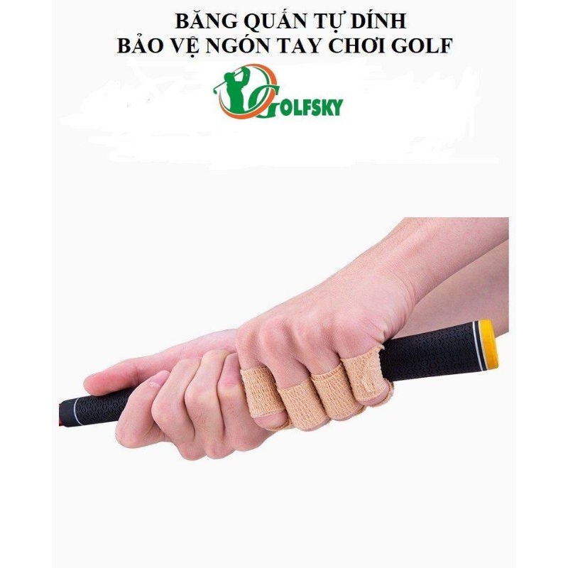 Băng quấn bảo vệ ngón tay khi chơi golf, băng quấn tự dính chơi thể thao