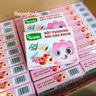 Bột Pudding Rau Câu Đào