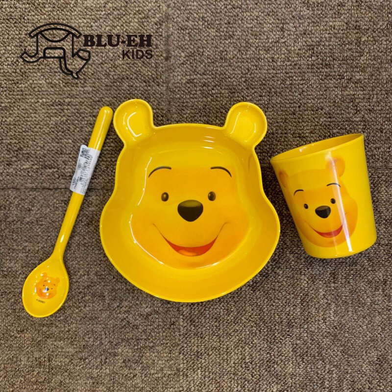 Thìa , cốc, bát  ăn dặm gấu disney