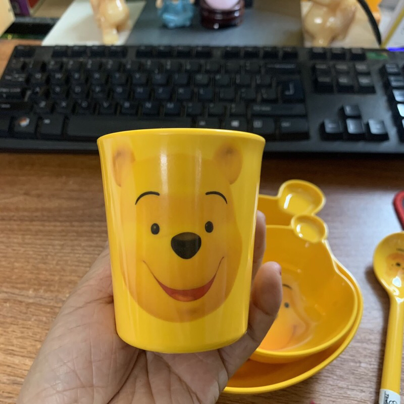 Thìa , cốc, bát  ăn dặm gấu disney