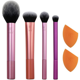 Bộ 4 Cọ Kèm 2 Mút RT Real Techniques Everyday Essentials Plus