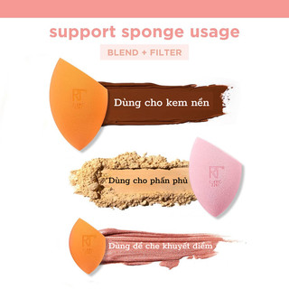 Set 3 mút trang điểm RT Real Techniques Ultimate Sponge Trio