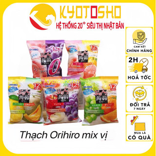Thạch hoa quả Orihiro 12 gói 240g -Nhật Bản (240gr/108gr)
