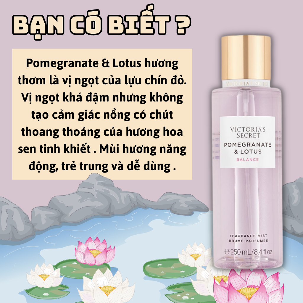 Body Mist Victoria Secret Chính Hãng Natural Beauty, Xịt Thơm Body Toàn Thân Victoria Secret Hương Nước Hoa 250ml