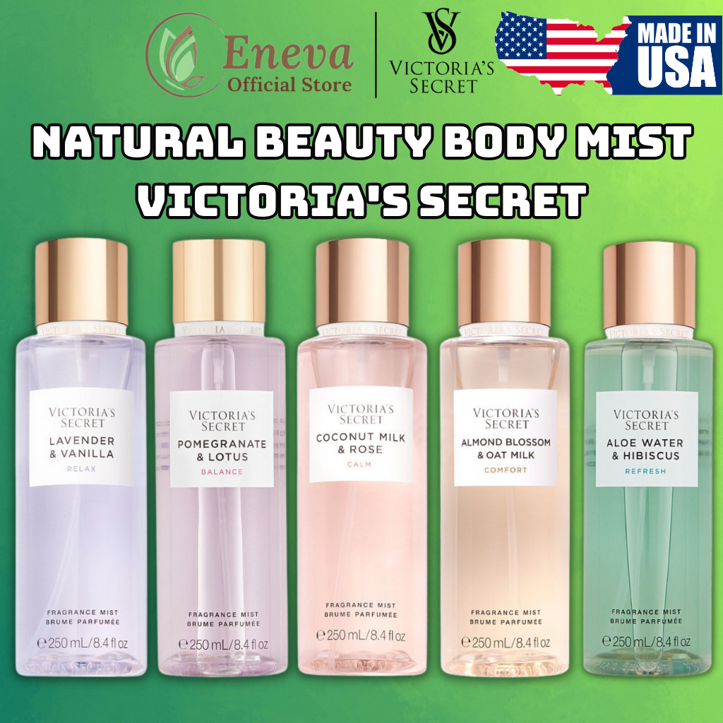 Body Mist Victoria Secret Chính Hãng Natural Beauty, Xịt Thơm Body Toàn Thân Victoria Secret Hương Nước Hoa 250ml