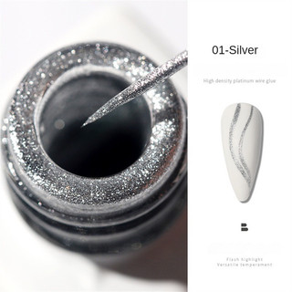 Cọ nét gel nhủ bạc-vẽ viền