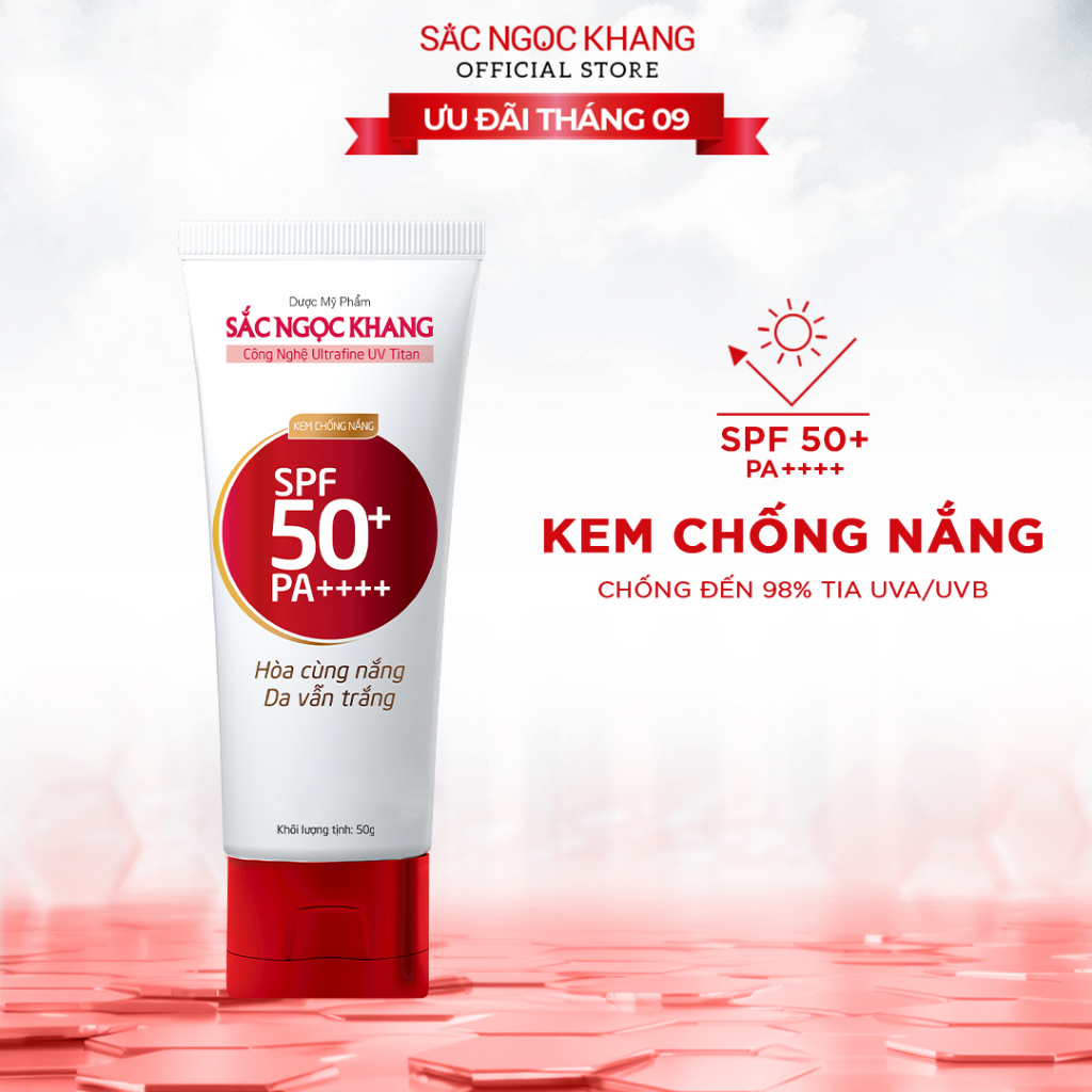 Kem Chống Nắng Sắc Ngọc Khang 50g