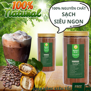Bột cacao nguyên chất 100% thiên nhiên Organic không pha trộn Uống nóng/lạnh hoặc sử dụng làm bánh/socola