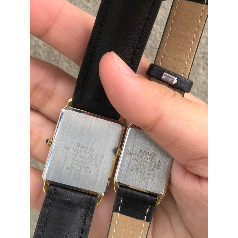 Đồng hồ CẶP SEIKO TANK NHẬT HÀNG 2hand