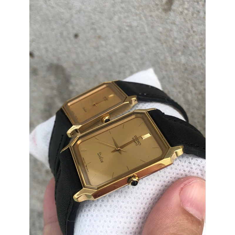 Đồng hồ CẶP SEIKO TANK NHẬT HÀNG 2hand