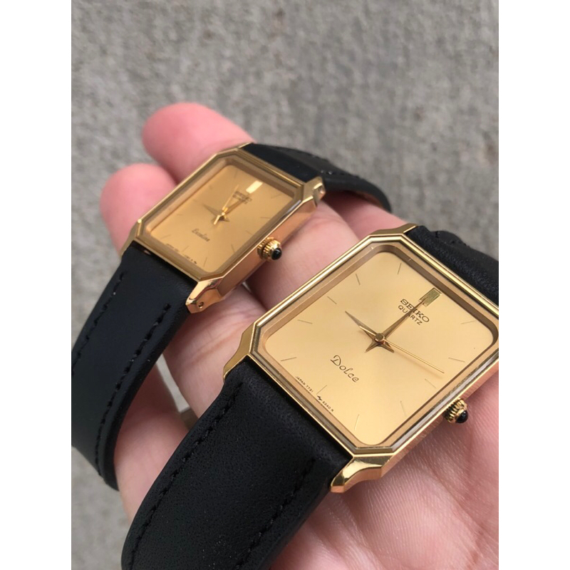 Đồng hồ CẶP SEIKO TANK NHẬT HÀNG 2hand