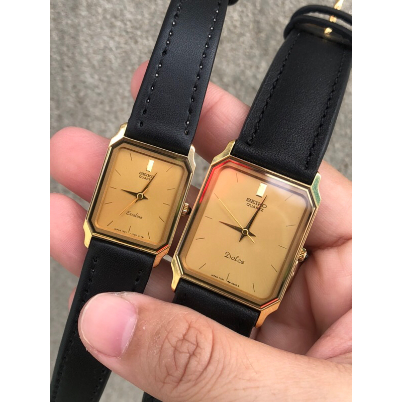 Đồng hồ CẶP SEIKO TANK NHẬT HÀNG 2hand