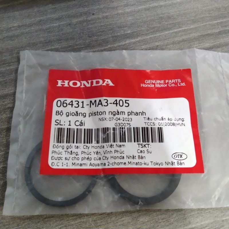 Bộ sin piston thắng xe honda lead 110 ( 06431ma3405 )