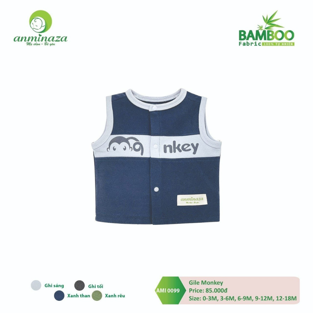 Anmina - Áo Gile nỉ nhung AMI0099