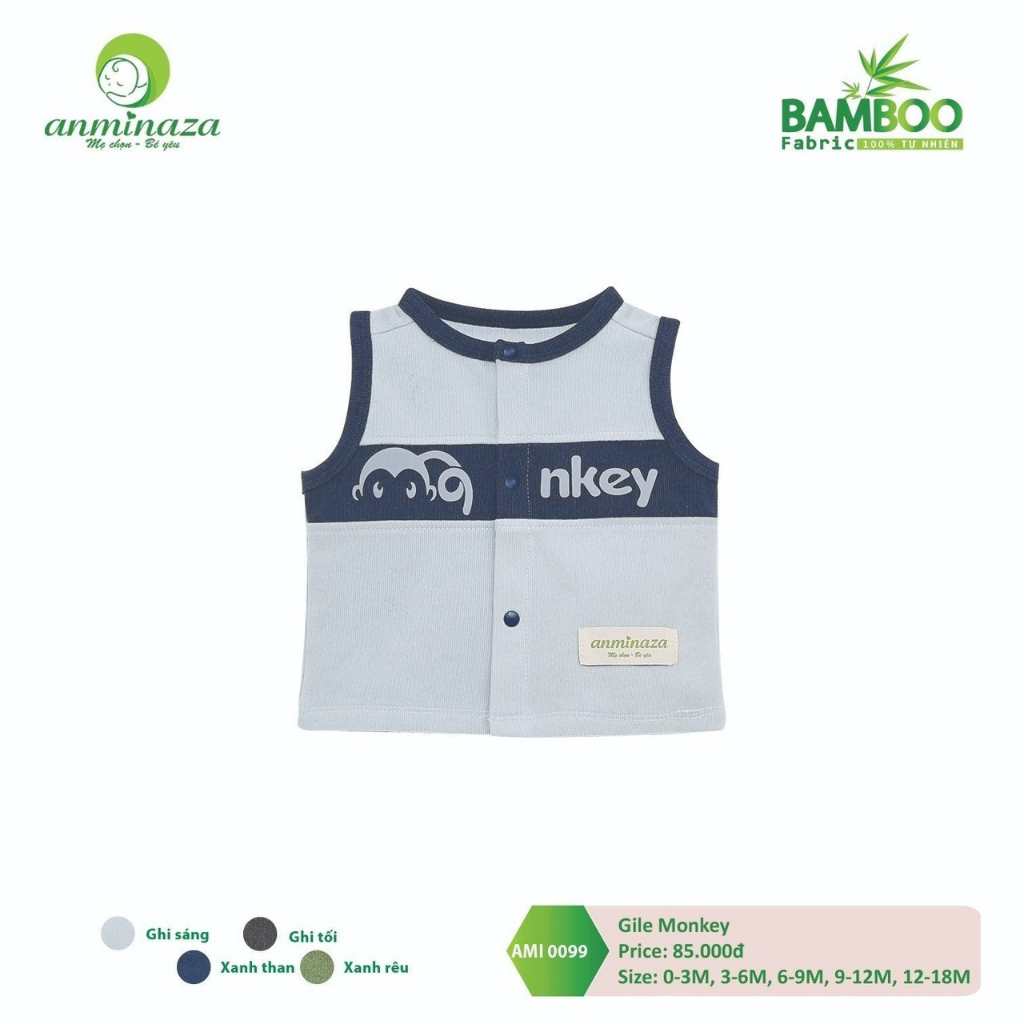 Anmina - Áo Gile nỉ nhung AMI0099