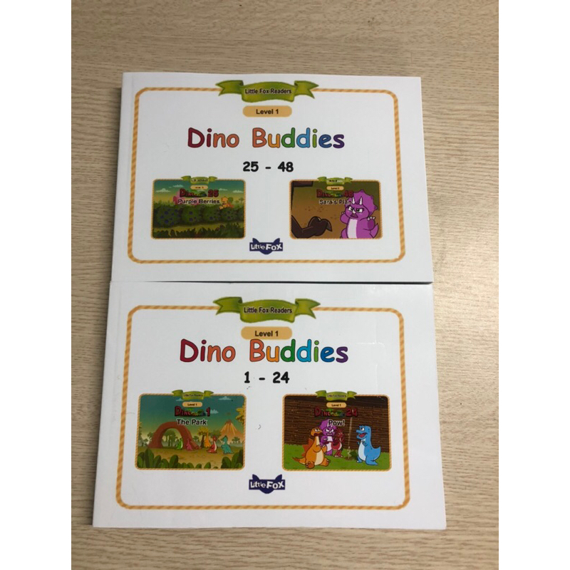 [Little Fox Level 1] Dino Buddies 2 cuốn 1-48 + Tặng Audio, Video