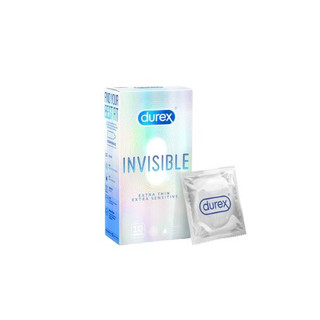 [Hỏa Tốc Q10] Durex Invisible Extra Thin Extra Sensitive siêu mỏng, tăng cảm xúc