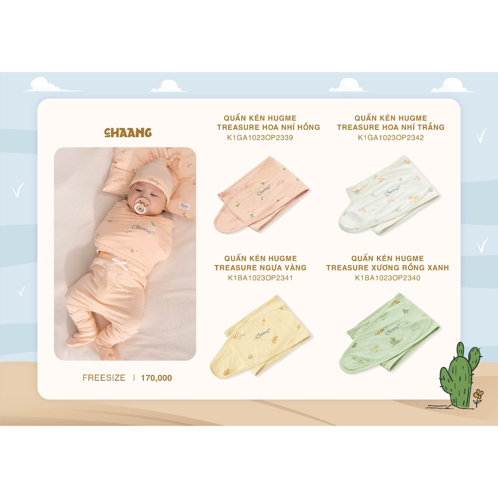Chaang Quấn kén Hugme Treasure AW2023D10