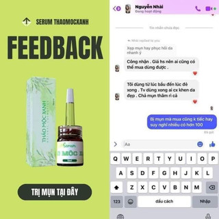 Serum thảo mộc xanh (𝐂𝐡𝐢́𝐧𝐡 𝐡𝐚̃𝐧𝐠 & 𝐅𝐫𝐞𝐞𝐬𝐡𝐢𝐩)