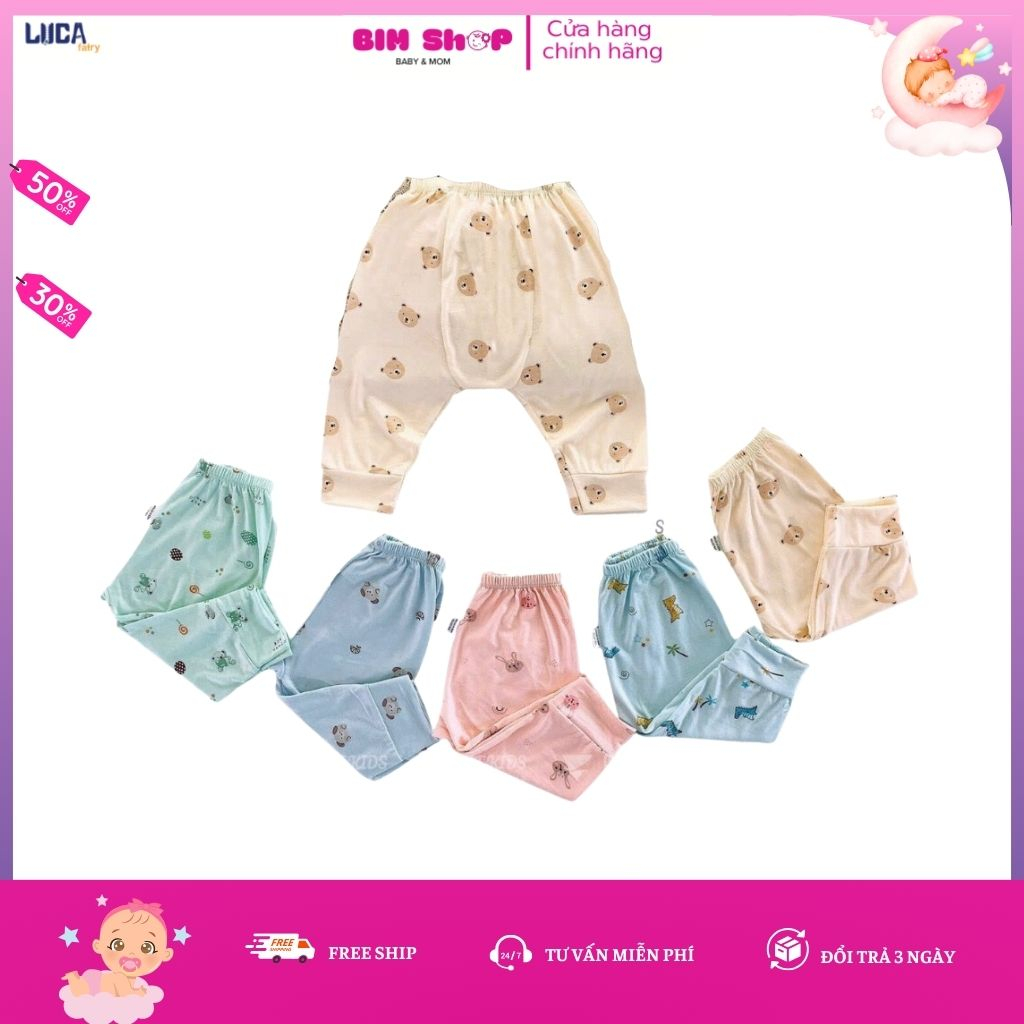 Quần dài đáp đũng LUCA Fairy cho bé chất liệu thun lạnh mềm nhẹ